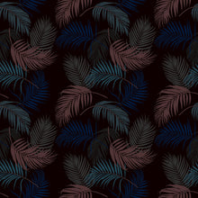 Load image into Gallery viewer, Jungle Foliage Dark Jewel Tones Pattern
