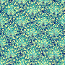 Load image into Gallery viewer, Peacocks w/ Green Color Pattern
