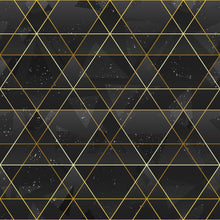 Load image into Gallery viewer, Dark Grey Art Deco Modern Lines Pattern
