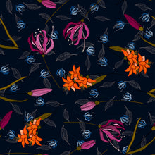 Load image into Gallery viewer, Flowers w/ Dark Background Pattern
