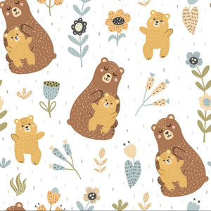 Mama Bear & Cub Pattern