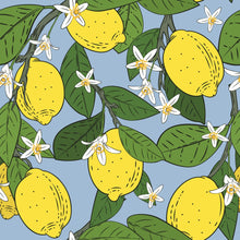 Load image into Gallery viewer, Lemons Hand-Drawn Pattern
