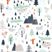 Load image into Gallery viewer, Mountains &amp; Trees Pattern
