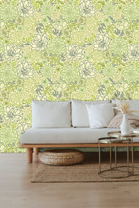 Floral Succulents Pattern